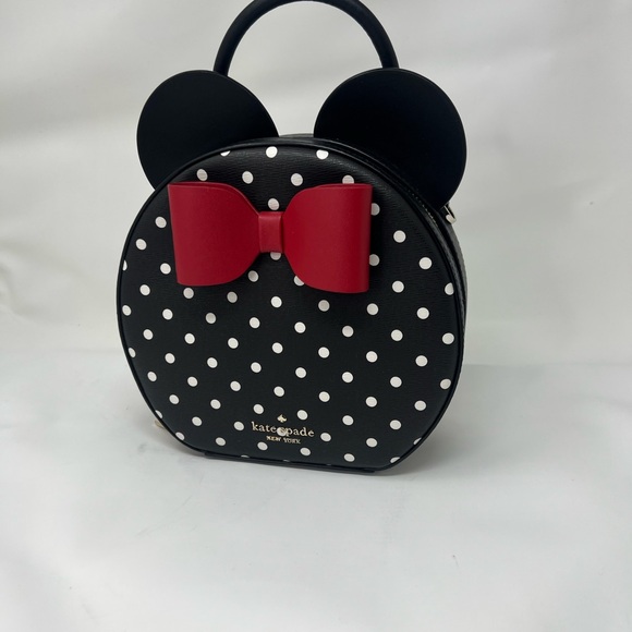 kate spade Disney New York Minnie Mouse Bag in Black Polka Dot - Picture 2 of 14